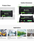 8 Channel Ethernet Relay Module With Digital Input And Modbus RTU TCP Support, PoE powered relay in rugged rail mount case