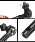 Front Outer Tie Rod End For Toyota Highlander 2020 2021 2022 2023 Left And Right Driver And Passenger Sides Replacement Part For Tight Steering And Smooth Handling, black metal detail