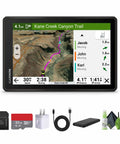 Rugged 8 Inch Touchscreen Powersport GPS Navigator for Off Road SxS Rides with 10 Hz GPS, bundled with accessories