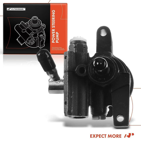 Brand New Power Steering Pump For Toyota Rav4 1997 To 2000 2.0L 4 Cylinder with detailed metal assembly view.