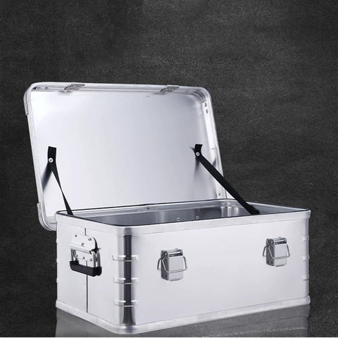 Open Portable Aluminum Tool Box Case For Handyman Tools Test Instruments Cameras And Parts Compact Hard Case Organizer