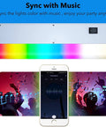 Smart Under Cabinet LED Lighting Kit 24 Inch, Hardwired, Dimmable White and RGB Color Options with App Control and Music Sync