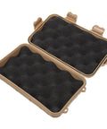 Open Two Pack Outdoor Tool Box That Is Tough As Nails Wear Resistant Shockproof Survival Storage Case for Camping Hiking in mud color