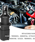 No Sweat Swap Intake Air Temperature Sensor For Dodge Chrysler Jeep Ram 1500 showing close-up on engine components and diagnostic tool.