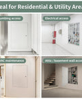 Top Grade Flush Mount Access Panel For Drywall Walls 24X36 Inch Hidden Steel Door Featuring No Sweat Setup And A Barely Visible Seam For Stress Free Home Repairs, showcasing plumbing and HVAC access.
