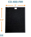 Replacement Carbon Filter Set for Coway Airmega 400 and 400S Air Purifiers Activated Carbon Filtration to Fight Odors and VOCs