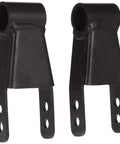 2 Inch Adjustable Lift Shackles for Jeep Cherokee XJ 1984-2001, metal construction, front view displaying bolt holes