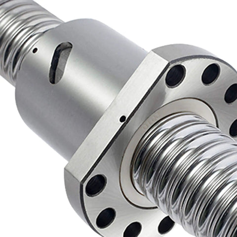 No Backlash Ball Screw Kit SFU1605 650mm CNC Part With 16mm Diameter And 5mm Pitch End Machined RM1605 Series on threaded shaft