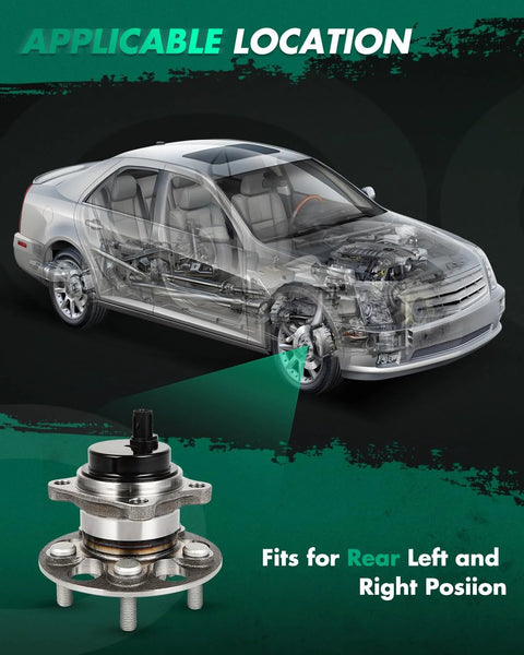 Rear Wheel Bearing Hub Assembly With ABS Fits Lexus CT200h 2011-2017, Toyota Corolla 2019-2023, Prius 2016-2022, 5-Lug