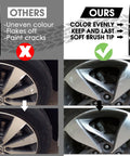 Comparison of Matte Black Wheel Touch Up Paint Kit For Curb Rash And Scratches Quick Easy Rim Repair and other paint options