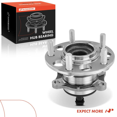 Rear Wheel Bearing And Hub Assembly With ABS And 5 Lug For Hyundai Elantra 2017 2020 And Kona 2018 2022 FWD Only, Heavy Duty Replacement