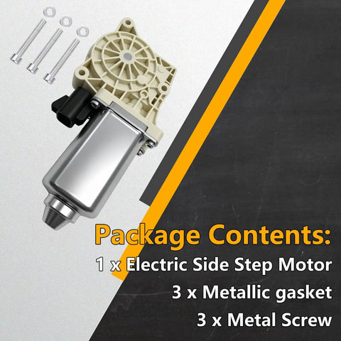 Replacement Electric Side Step Motor For Power Step Running Boards Three Bolt Mount Fits White Models 80 03129 90 A10049