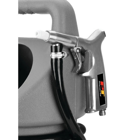 Portable Abrasive Blaster Kit For Get Rust Gone Fast And Paint Graffiti Clean Up With Gravity Feed And Air Compressor Ready To Blast With Silica Sand Steel Grit Glass Beads And Pecan Shells