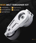 Must Get Serpentine Belt Tensioner Idler Pulley Kit For Dodge Ram 1500 5.7L V8 Truck Model Years 2013 Through 2022 Plus Classic Versions From 2019 Onward With Reliable Performance And Durability drive belt tensioner pulley