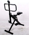 Power Rider Ab Core Squat Glute Workout Machine With Monitor Twelve Level Hydraulic Resistance For Full Body Cardio And Strength Training At Home Gym Today, side view.