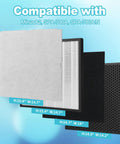 Four-layer filter kit for Two Pack MinusA2 Filter Replacement Kit For MinusA2 Purifier Spa 700A And Spa 780A Odor Remover.