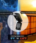 Universal Wireless and Wired Keypad for Gate Opener TC188 Keyless Entry Panel Waterproof Digital Code Pad in rain and sun