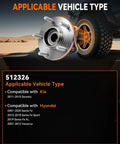 512326 Rear Wheel Bearing Hub Assembly Fits Hyundai Santa Fe 2007-2020, compatible vehicle list included