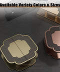Built To Last Double Sided Push Pull Door Handles Set For Wood And Glass Doors in various colors and sizes, top view