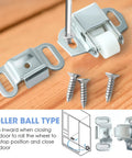 Mailbox Replacement Roller Catch Latch With Screws For Smooth Quiet Door Close built tough with copper finish and galvanized steel roller