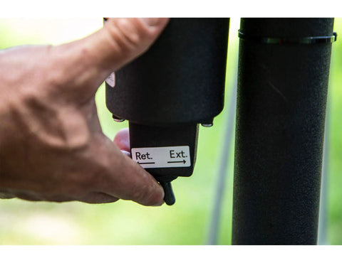 Adjusting switch on 12 Volt Electric Trailer Jack For RVs And Trailers, 3500 Lb Tongue Weight