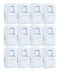 12 Pack Window And Door Alarm System With 120dB Siren Magnetic Sensor Wireless Chime And Easy DIY Installation shown in grid layout