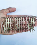 15 Piece Heavy Duty Hitch Pins Set R Clips Cotter Pins in hand, zinc plated, M3x60mm, for trailers, tractors, mowers, carts, trucks