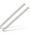 Two Pack 0.8mm Wire Compression Springs, 10mm Outer Diameter, 300mm Long, Steel Pen Springs for Repair Shops