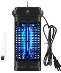 Outdoor Bug Zapper 20W High Powered 4000V Electric Mosquito Killer with Switch waterproof, UV bulbs, easy clean tray, power cord and brush