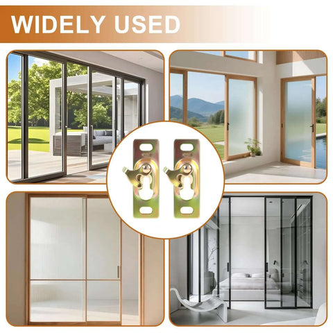 Widely used settings with Heavy Duty Pocket Door Hardware Kit 2 Pack With Sliding Rollers And Hanger Plates Surface Mounted showcased