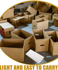 100 Sheets Moving Packing Paper Wrap For Fragile Items Precut Newsprint Sheets For Shipping Boxes shown near cardboard boxes