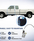 Front Left Door Latch Lock Assembly With Actuator And Cable Rod Kit For 1992 To 1997 Ford Bronco F150 F250 F350 with truck diagram