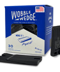 Rigid Black Plastic Shim Wedges For DIY Home Improvement And Furniture Leveling Versatile Spacers Package 30 Pack