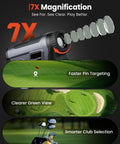 Golf Rangefinder With Slope And Pin Lock, 1700 Yard Laser Range Finder For Golf, Hunting And Archery, 7X Magnification display