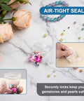 Mini Clear Plastic Bags For Jewelry And Beads On The Go, 200 Pcs Resealable 1.57 By 2.36 Inch Baggies, 2.4 Mil Thick LDPE Zipper Bags