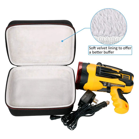 Protective Carry Case for Stanley FatMax SL10LEDS 2200 Lumen Lithium Ion Ultra Bright LED Spotlight Flashlight with velvet lining