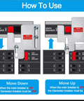 Instructions for Generator Interlock Kit For Eaton Cutler-Hammer BR Series Panels 150 Amp Or 200 Amp setup.