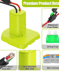 Beefed-Up 18V Power Wheel Adapter with 30A Fuse and Silicone Copper Wiring for DIY Robotics, shown with detailed components