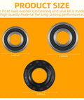 Drop In Front Load Washer Bearing Kit Fits LG Kenmore Sears Tub Bearings Seal Kit With Two Bearings Drum Gasket And Seal Ring Easy Install Replaces 4036ER2004A 4280FR4048L 4280FR4048E MAP61913707 4036ER4001B, 2.44in, 2.83in, 2.99in