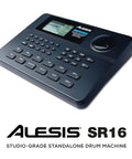 Alesis SR16 Studio Grade Standalone Drum Machine With 233 Onboard Sounds, Built In Digital Effects, and MIDI Connectivity.