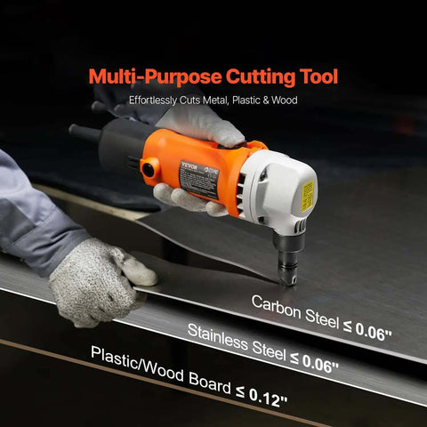 Heavy Duty Sheet Metal Nibbler 550W Electric Cutter With 360 Degree Rotation cutting metal sheets