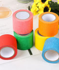 Colorful Masking Tape Set, 6 Pieces Rainbow Rolls For Crafts And Labeling, 2 Inches Wide By 32 Feet Total on display