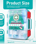420 Piece Pro First Aid Kit In A Sturdy Hard Case With Premium Medical Supplies For Travel Home Office Vehicle Camping
