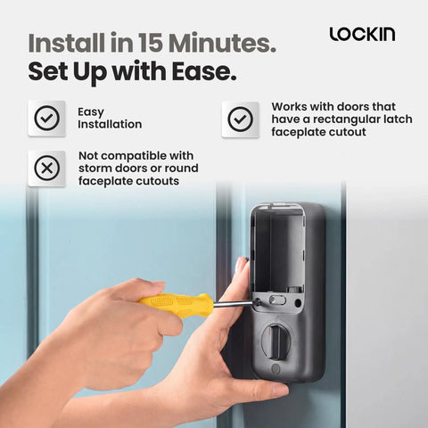 All In One Front Door Smart Lock With Palm Vein And Fingerprint Scanning Keyless Entry Video Camera And Smart Doorbell Slick Design Hassle Free Setup Unbeatable Security Edge