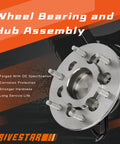 2WD Front Right Wheel Hub And Bearing Assembly For Chevrolet Colorado, GMC Canyon, And Isuzu i280, i290, i370 With ABS And 6 Lug Pattern Premium Aftermarket Replacement Built For Durability And Easy Installation