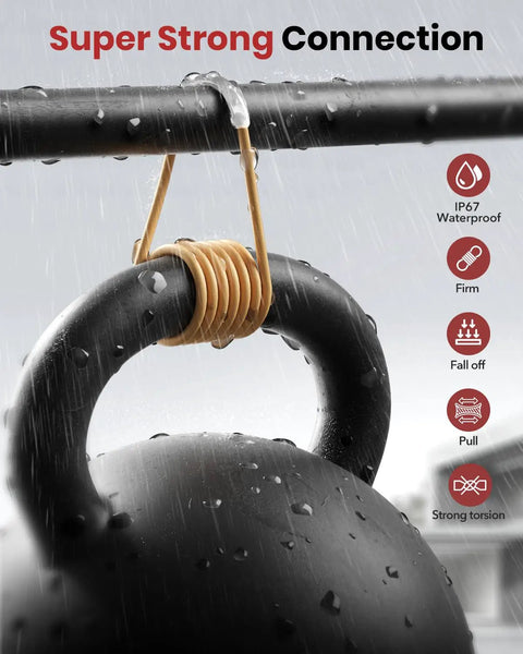 Pro Grade 4:1 Heat Shrink Tubing Kit With 3.54 Inch Extra Length, waterproof tubing securing kettlebell in rain