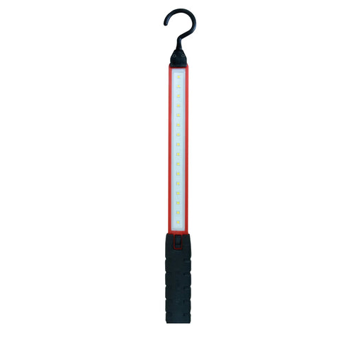 Beast 500 Lumen LED Shop Light, Ultra Slim With 40 Foot Retractable Cord Reel, Magnetic Mount, front view with hook visible.