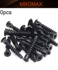 M7x40mm Carbon Steel Confirmat Screws Inner Hex Self Drilling For Wooden Board Connection Black Pack Of 20