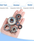 Hand holding 2 Pack 6004ZZ Deep Groove Ball Bearing 20 mm X 42 mm X 12 mm Chrome Steel With Double Shield Seals Z2 Silver