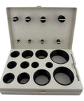 Boss Seal Kit For SAE Straight Thread Tube Fittings, 212-Piece Buna-N O-Ring Assortment in open case showing various sizes